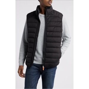 Save The Duck Russell Quilted Puffer Vest Mens 3XL Blue Black Plumtech NEW $228